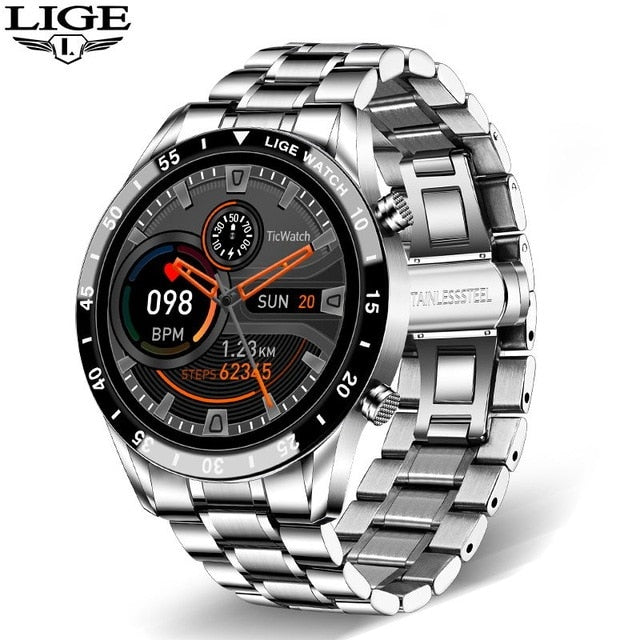2022 Full circle touch screen sport watch by LIGE
