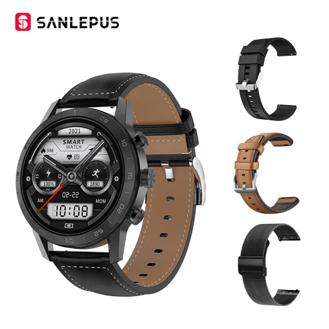 NEW 2022 Smartwatch, Wireless Charging Smart Watch by SANLEPUS