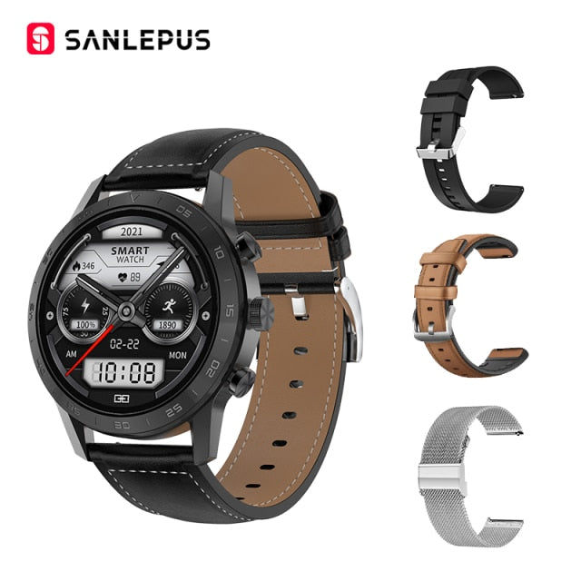 NEW 2022 Smartwatch, Wireless Charging Smart Watch by SANLEPUS